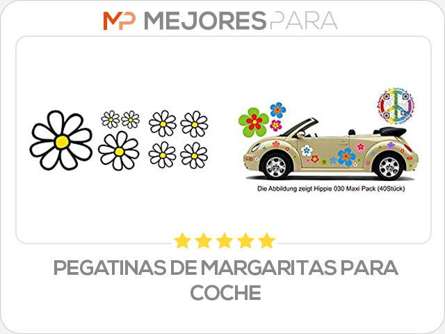 pegatinas de margaritas para coche