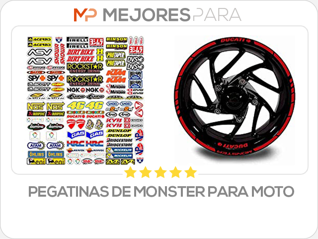 pegatinas de monster para moto