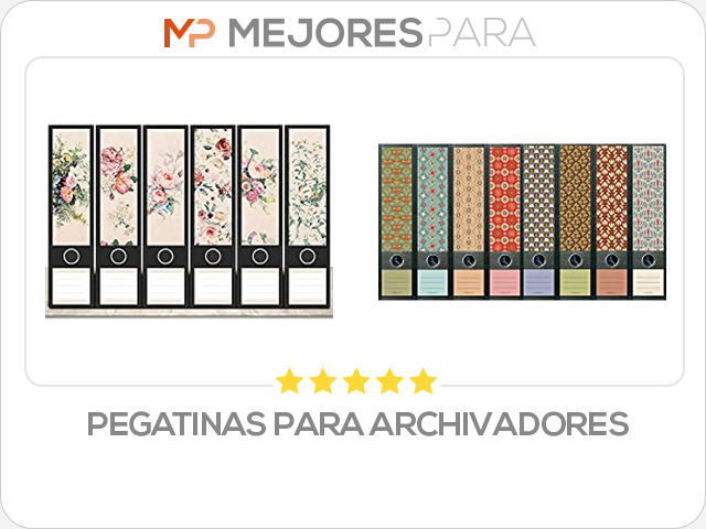 pegatinas para archivadores