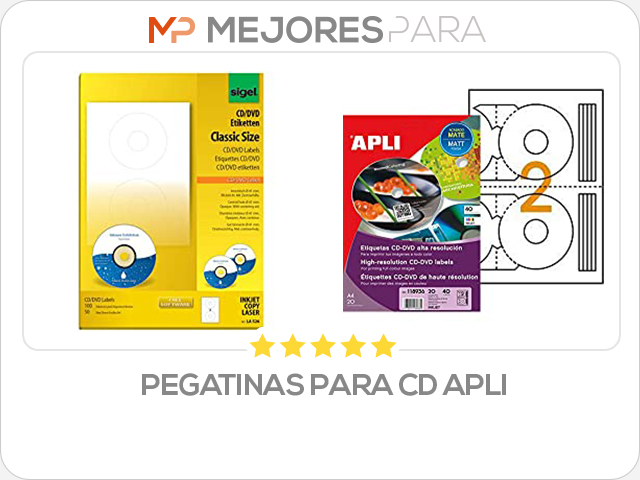 pegatinas para cd apli