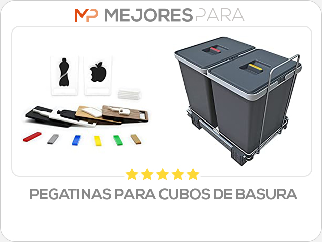 pegatinas para cubos de basura