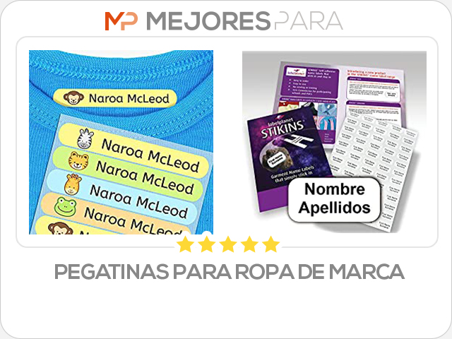 pegatinas para ropa de marca