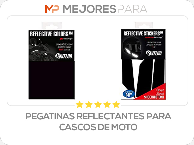 pegatinas reflectantes para cascos de moto