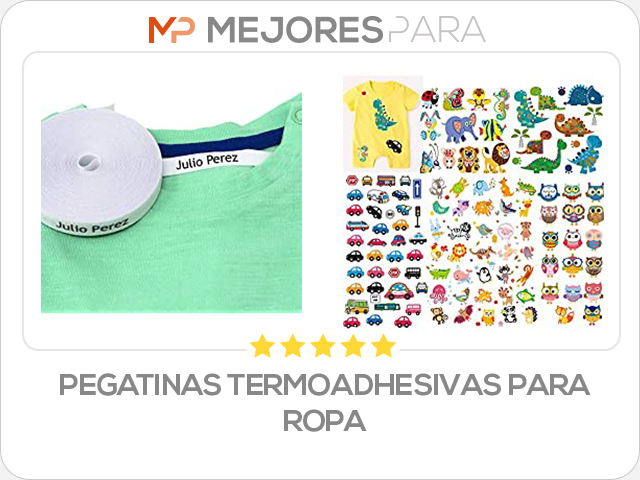 pegatinas termoadhesivas para ropa