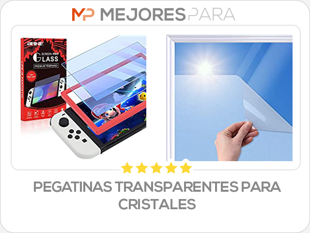 pegatinas transparentes para cristales