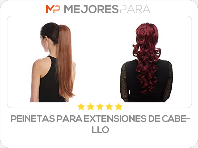 peinetas para extensiones de cabello