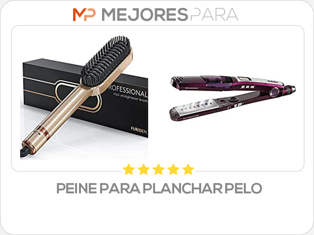 peine para planchar pelo