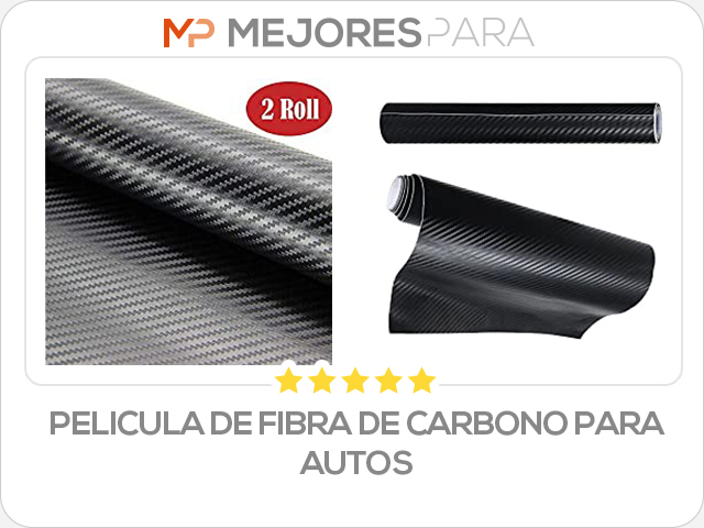 pelicula de fibra de carbono para autos