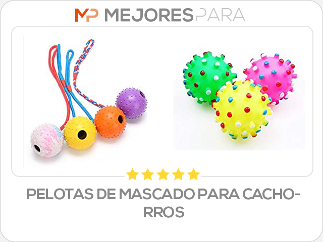 pelotas de mascado para cachorros