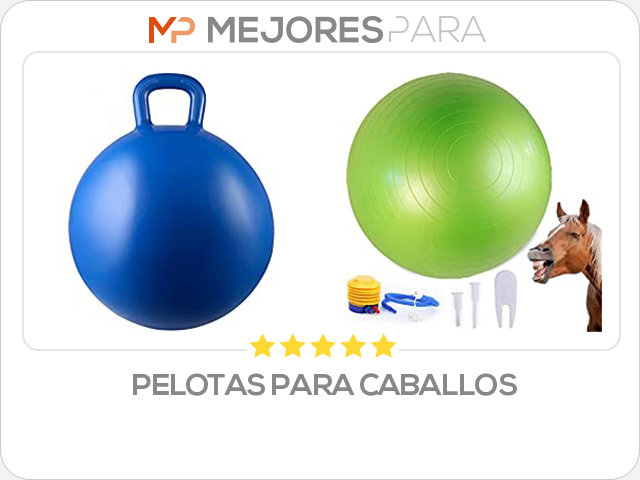 pelotas para caballos