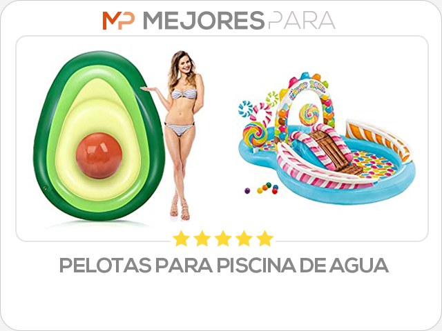 pelotas para piscina de agua