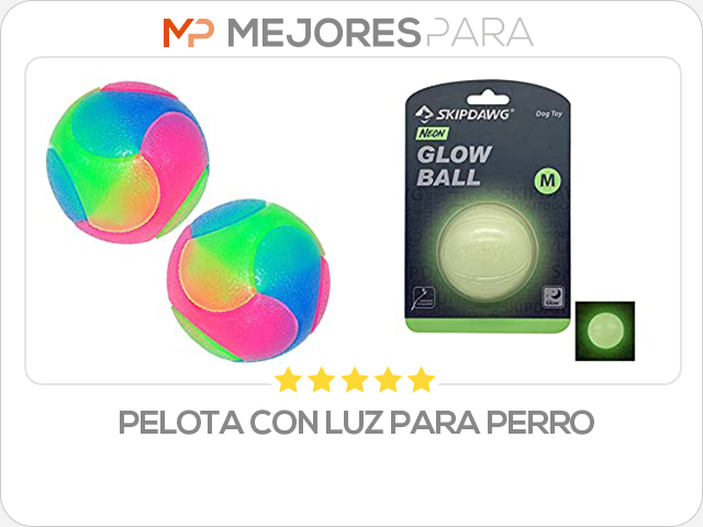 pelota con luz para perro