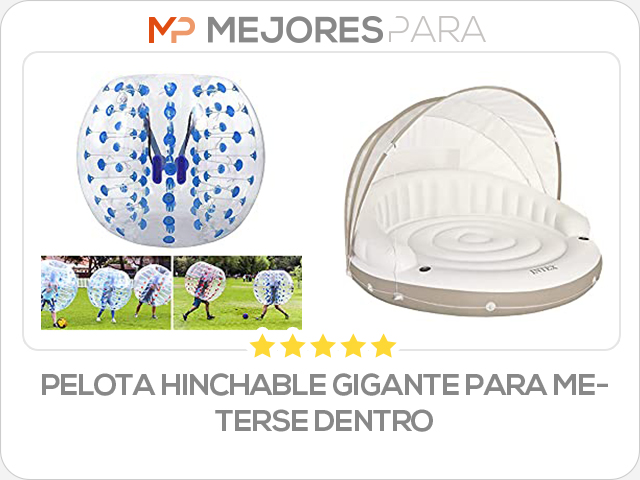 pelota hinchable gigante para meterse dentro