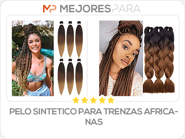 pelo sintetico para trenzas africanas