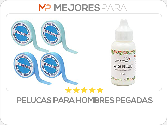 pelucas para hombres pegadas