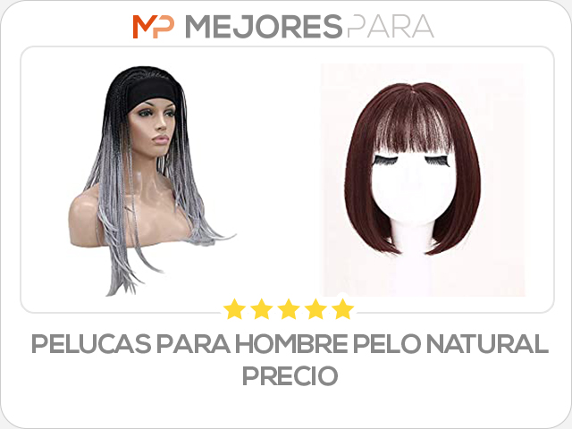 pelucas para hombre pelo natural precio