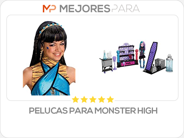 pelucas para monster high