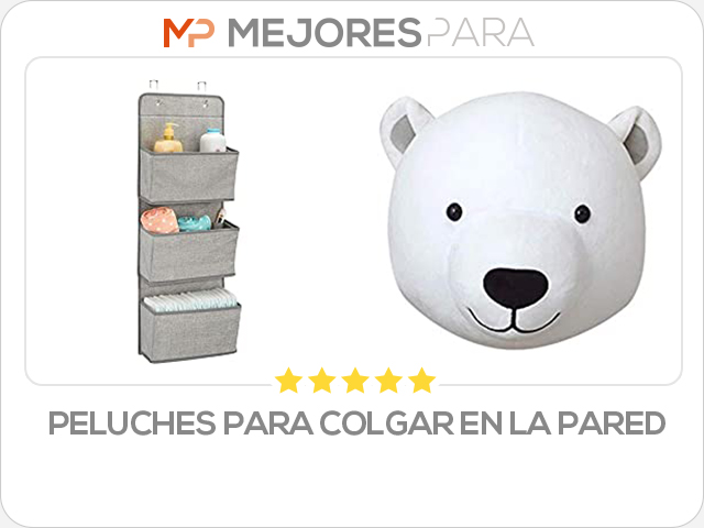 peluches para colgar en la pared