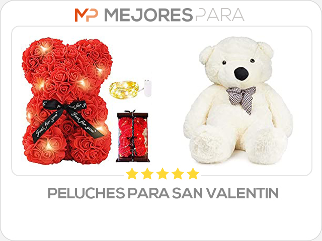 peluches para san valentin