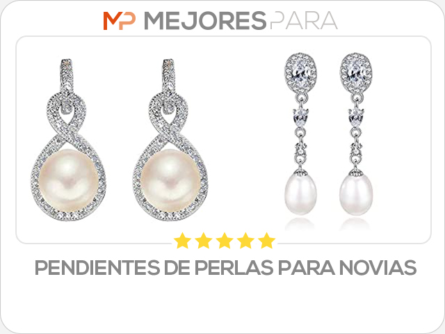 pendientes de perlas para novias