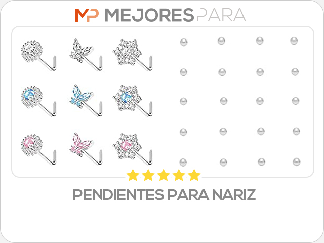 pendientes para nariz