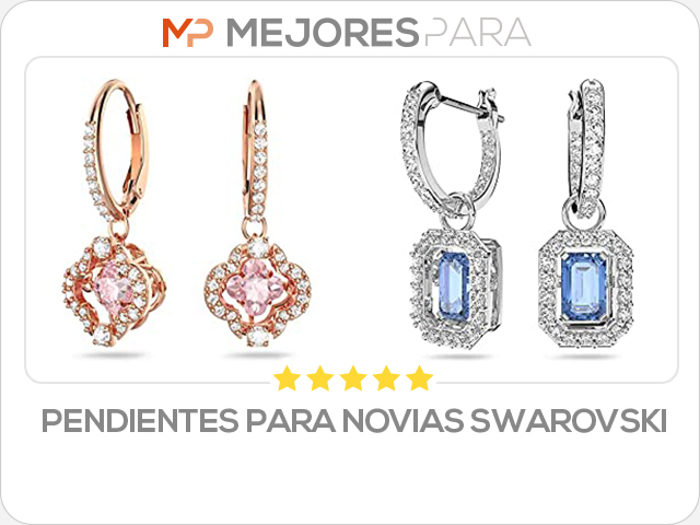 pendientes para novias swarovski