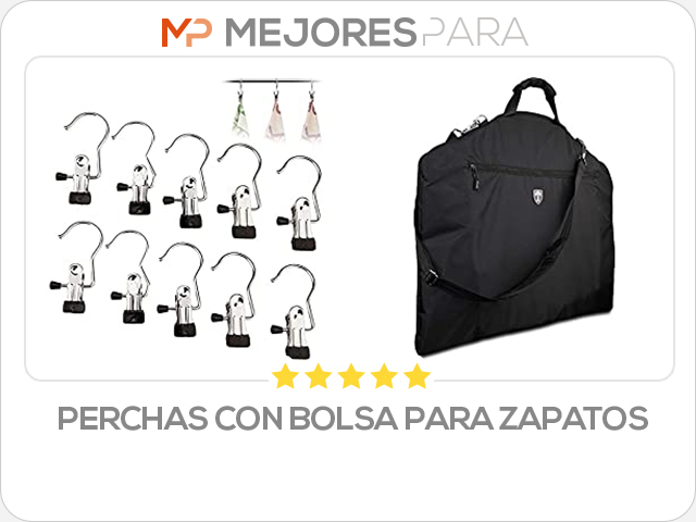 perchas con bolsa para zapatos