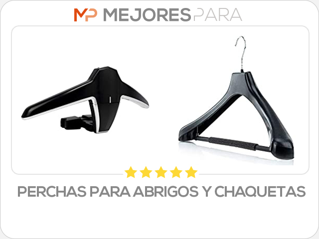 perchas para abrigos y chaquetas