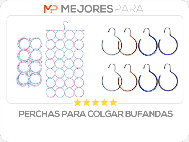 perchas para colgar bufandas