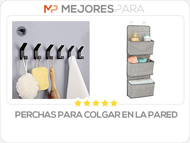 perchas para colgar en la pared