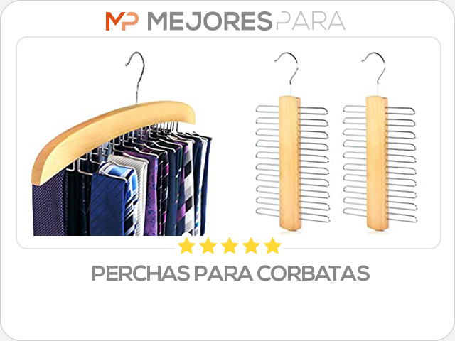 perchas para corbatas