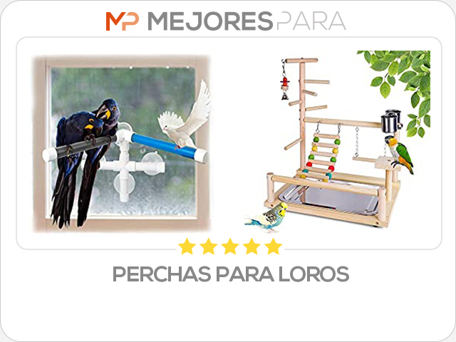 perchas para loros