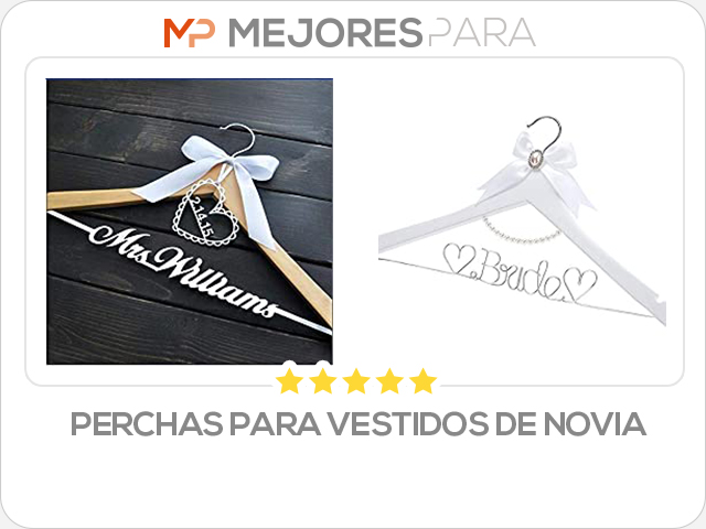 perchas para vestidos de novia