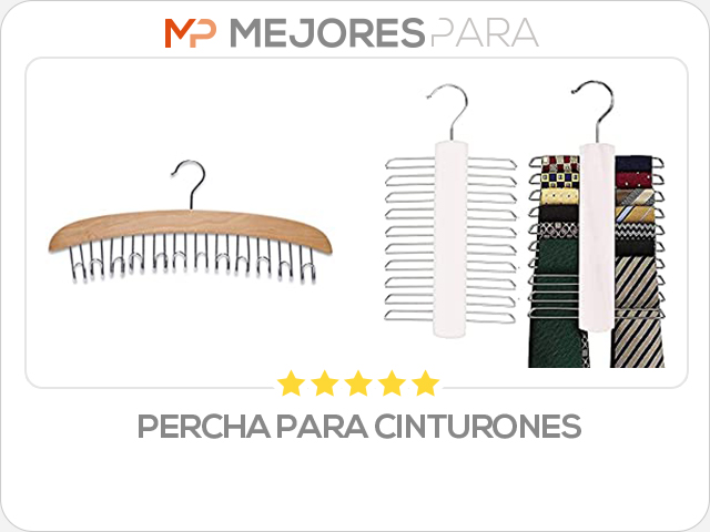 percha para cinturones