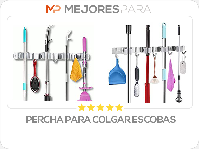 percha para colgar escobas