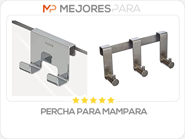 percha para mampara