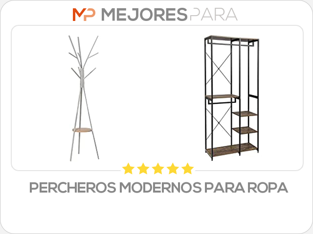 percheros modernos para ropa