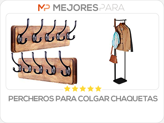 percheros para colgar chaquetas