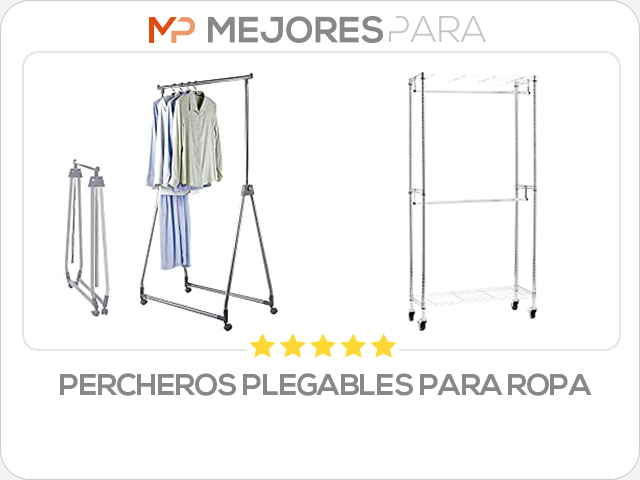 percheros plegables para ropa