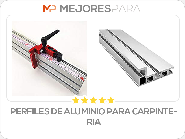 perfiles de aluminio para carpinteria