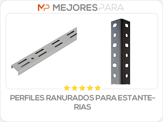 perfiles ranurados para estanterias