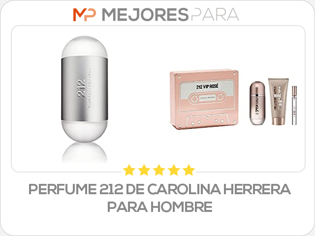 perfume 212 de carolina herrera para hombre