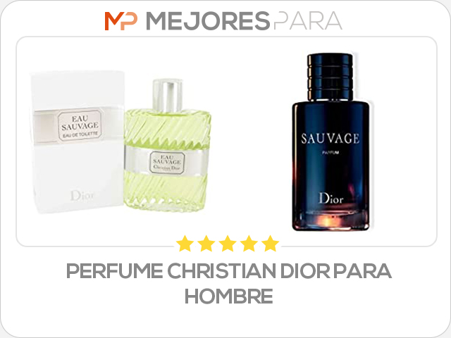 perfume christian dior para hombre