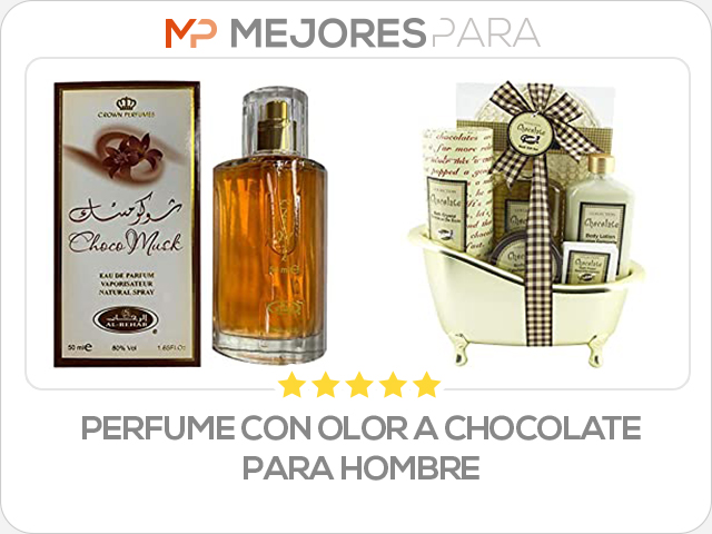 perfume con olor a chocolate para hombre