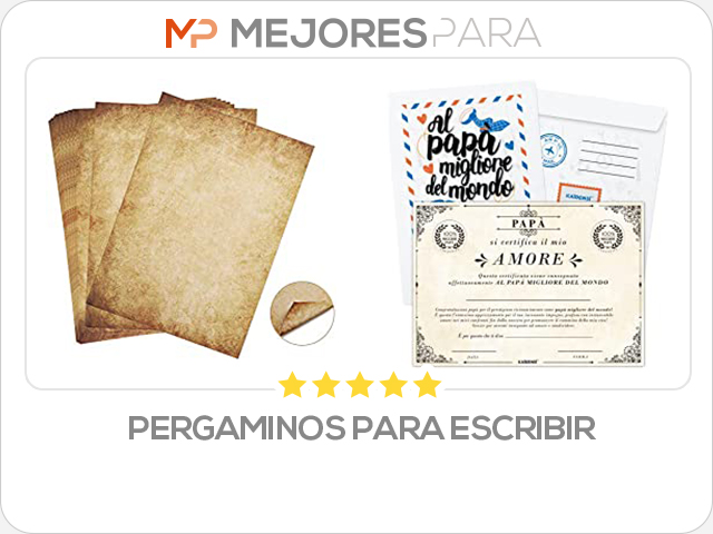 pergaminos para escribir