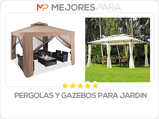 pergolas y gazebos para jardin