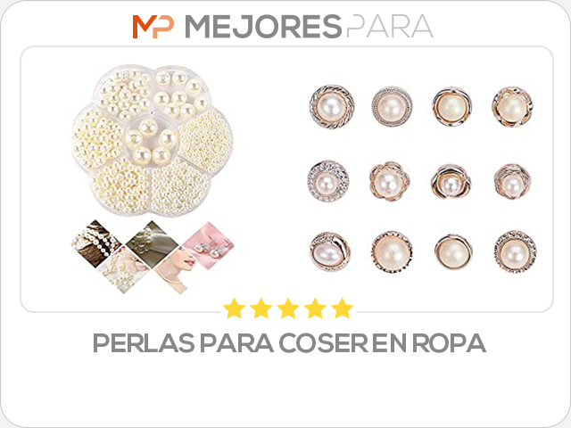 perlas para coser en ropa