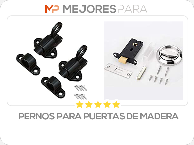 pernos para puertas de madera