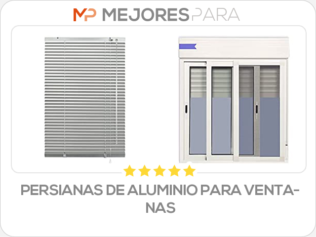 persianas de aluminio para ventanas