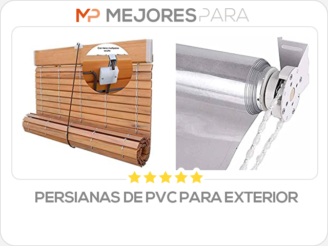 persianas de pvc para exterior